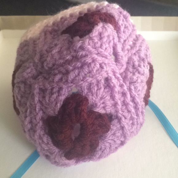 Handmade Newborn-3 mo baby bonnet bundle item only! - Picture 3 of 4